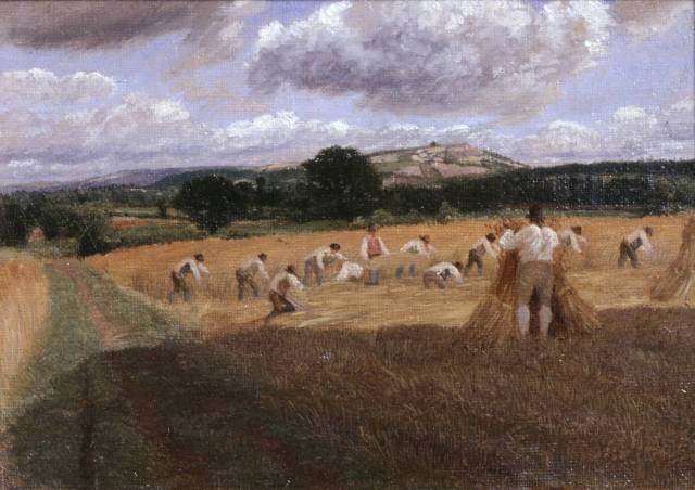 Harvest Field with Reapers, Haywood, Herefordshire 1815 George Robert Lewis 1782-1871 Purchased 1981 http://www.tate.org.uk/art/work/T03235