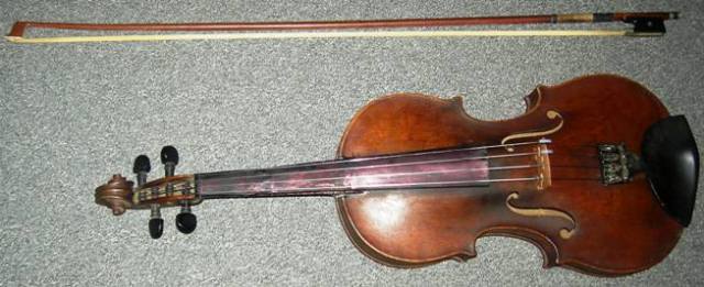 Violin repaired
