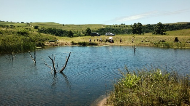 At Rain Farm, here the group and spot Where fish in former post was got.